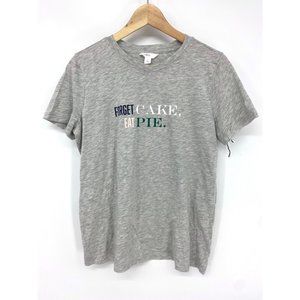 1901 Nordstrom 'Forget Cake, Eat Pie' graphic short sleeve t-shirt NEW